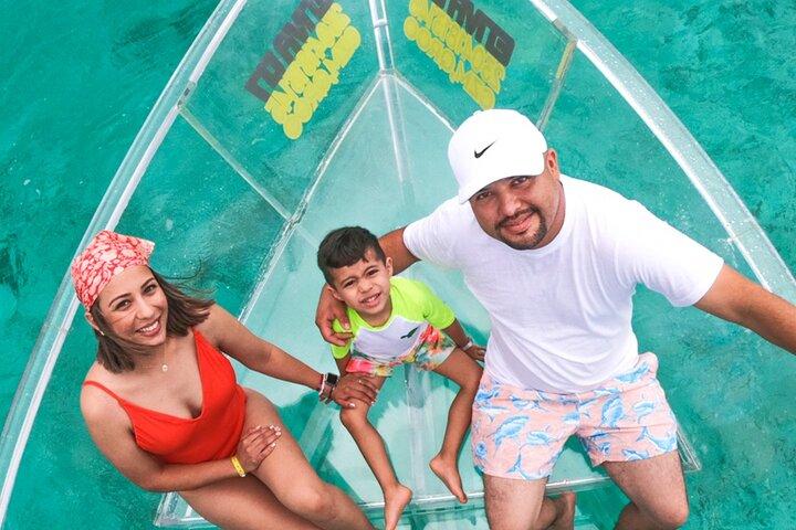 Tour Privado em Barco Transparente por Nichupte em Cancun