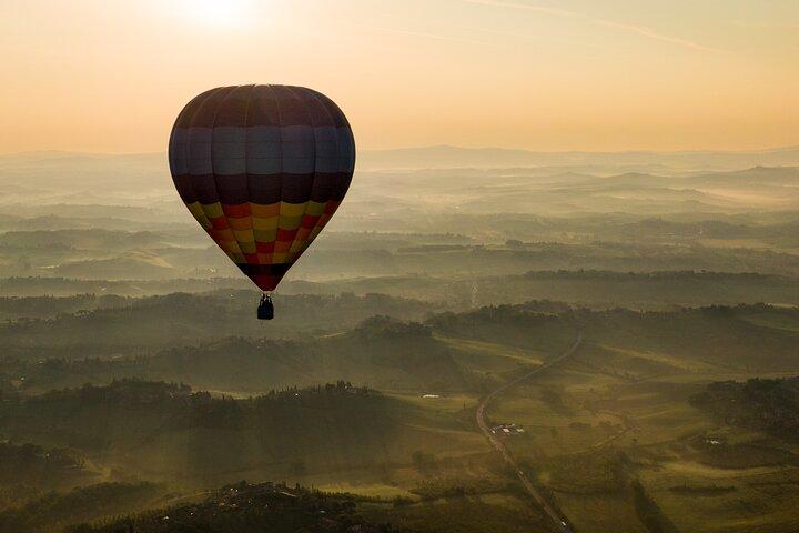 Privéluchtballonvaart in Chianti