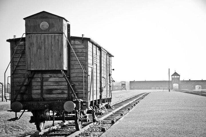 Desde Varsovia: tour de Auschwitz-Birkenau con transporte en tren premium