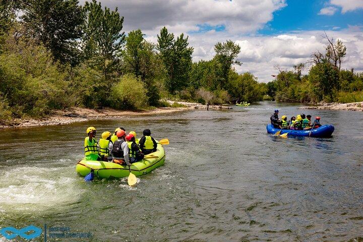Boise River begeleide rafting-, zwem- en wildlife-tour