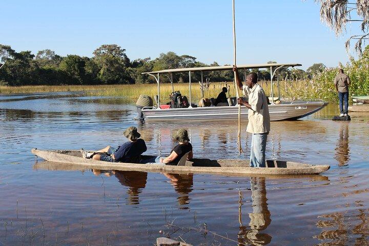 3-tägige Okavango Mokoro-Safari mit Abholung von Maun
