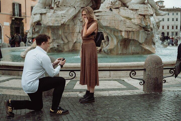 Sesión de fotos profesional en Roma.