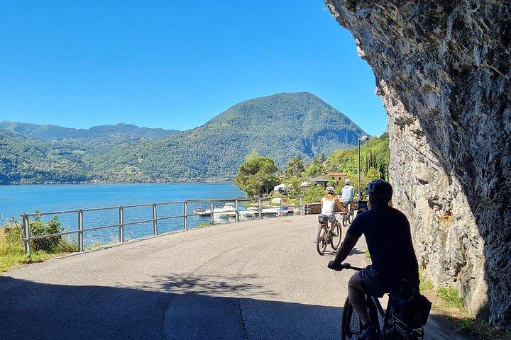 スリーレイクスと牧歌的な山の生活を巡る電動自転車ツアー