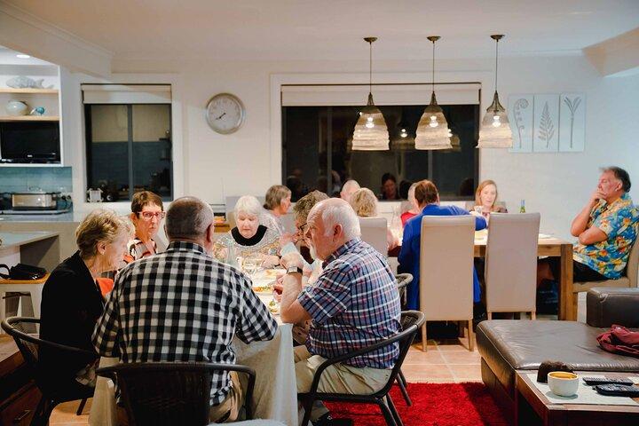 Cena progressiva dell'isola della Norfolk alle case dell'isola