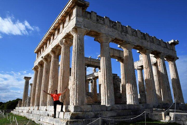 Da Atene : E-bike dell'isola di Egina e tour di un giorno a piedi