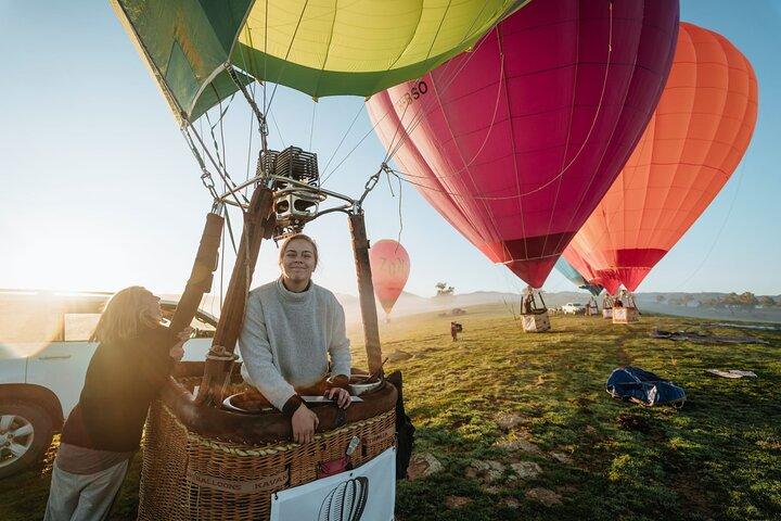 Sunrise Mansfield Heteluchtballonvlucht met GoPro Foto