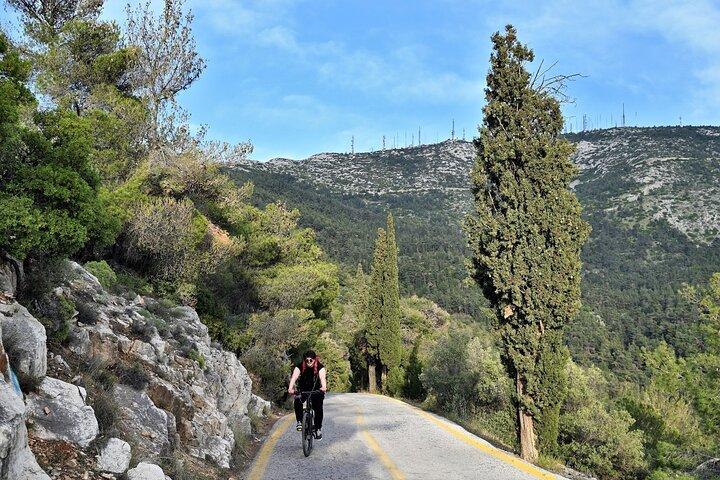 E-bike-rondleiding door Athene op de berg Hymettus
