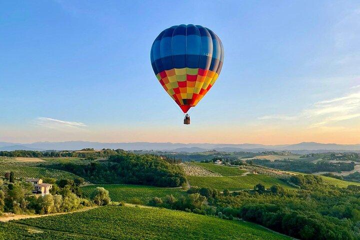 Privéluchtballonvaart in Chianti