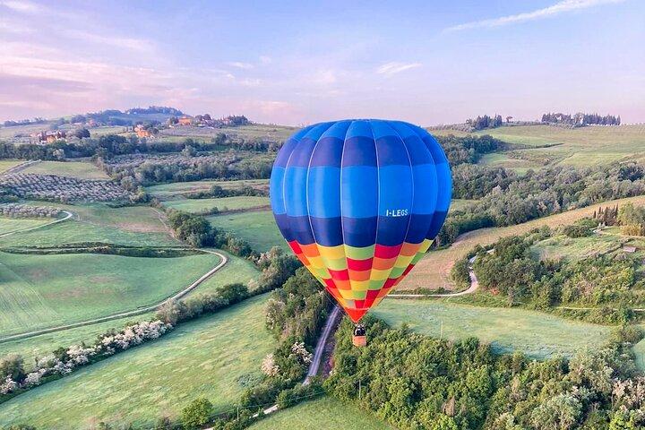 Privéluchtballonvaart in Chianti