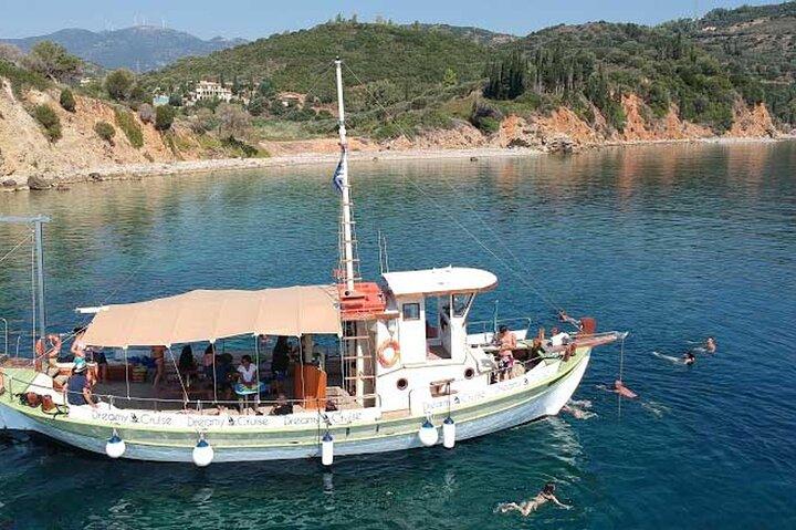 Sunset cruise with snack & wine from Argostoli