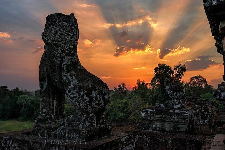 Visite privée d'une journée complète d'Angkor Wat, Ta Prohm, Angkor Thom et Banteay Srie