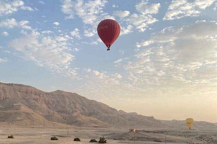 One package Luxor Hot Air Balloon with Luxor Full Day Tour