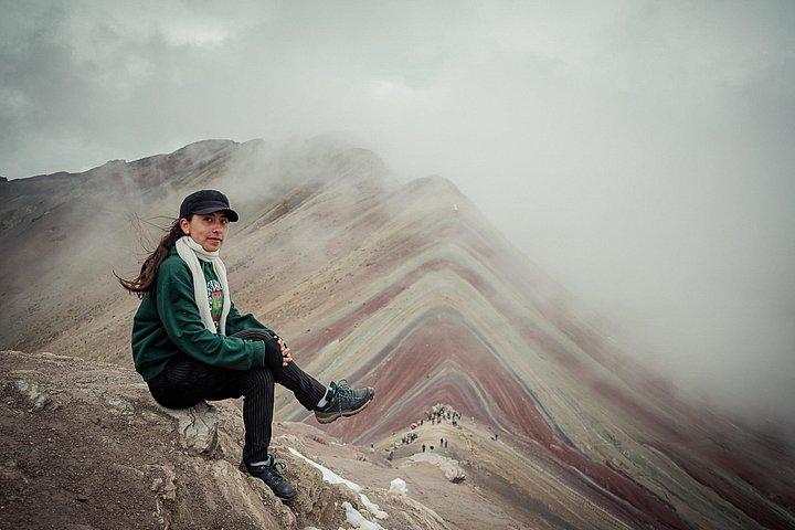 Rainbow Mountain Med Fotografering Privat Service