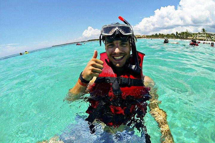Cenote & Turtles Swim Tour! Avventura nella barriera corallina da Playa del Carmen