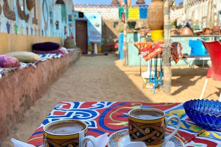 Nubian Village Trip by Motorboat from Aswan Private Tour with Guide and Transfer