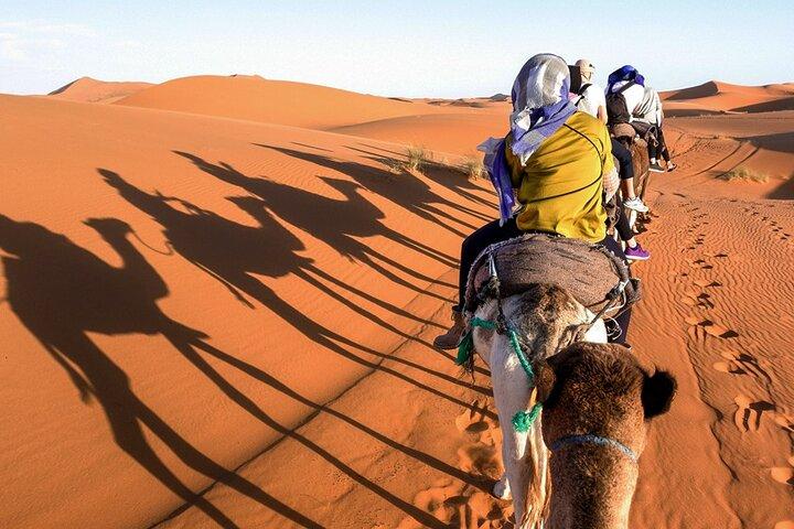 3 dagars Sahara äventyr till Merzouga (Erg Chebi Dunes) & Camel Trek