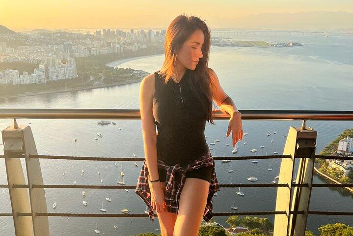 贖罪人キリスト、シュガーローフの夕日、セラロン階段