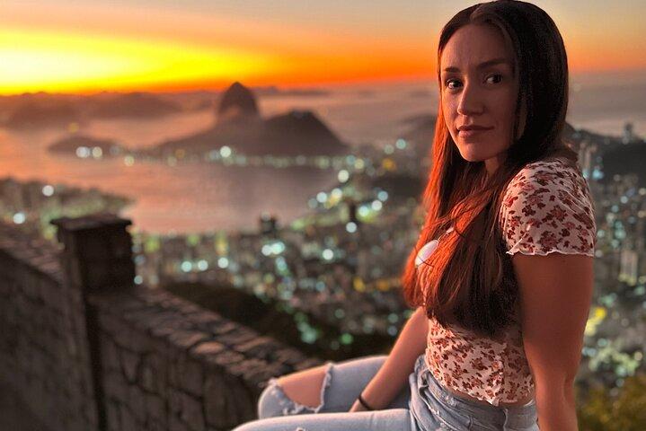 贖罪人キリスト、シュガーローフの夕日、セラロン階段