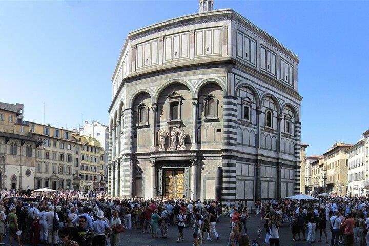 Florence uit Rome: Volledige dag kunst en winkelen, privétour