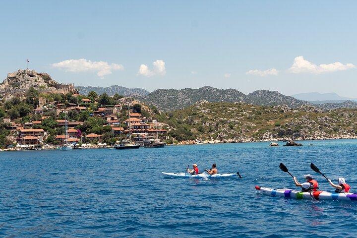 De Kas: excursão guiada de caiaque no mar de Kekova