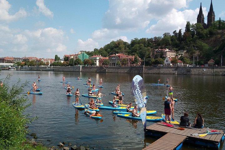 SUP - Paddleboard: Tur i centrum af Prag