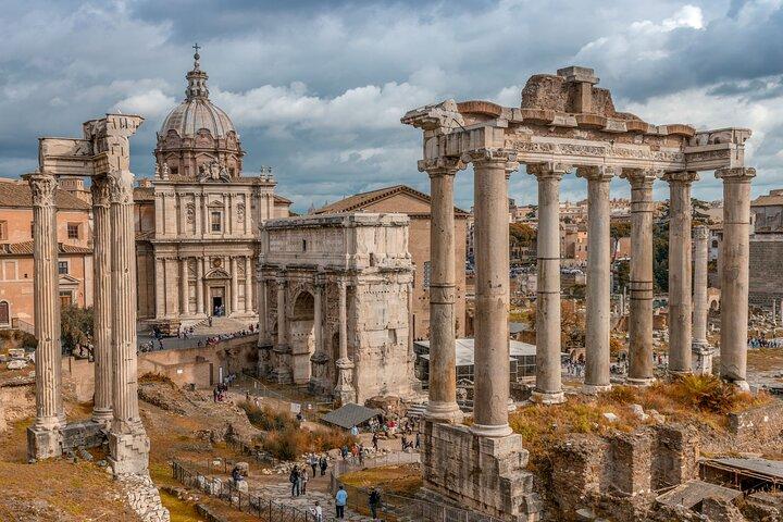 Fórum Romano e Palatina Hill com Vídeo Multimédia