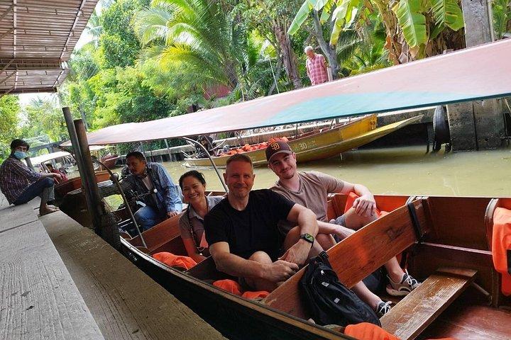 Floating & Railway Markets and Erawan Waterfall [Optional Luxury]