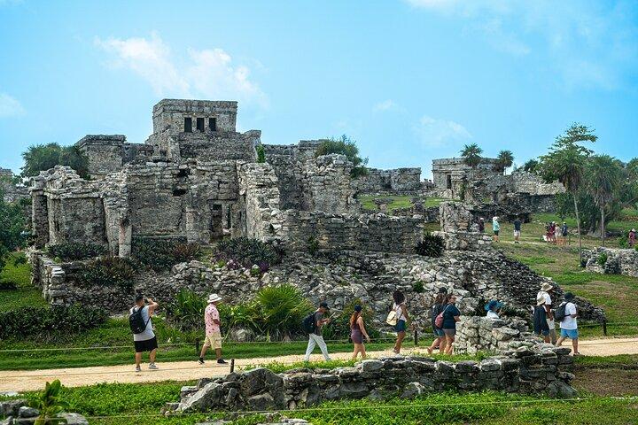 4x1：Coba、Cenote、Tulum、CancunからのPlaya del Carmenツアー