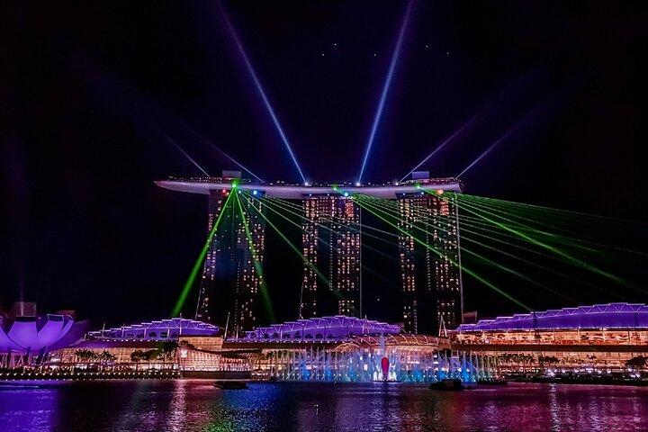 Singapur City Lights 1 Stunde Open Top Nacht Tour