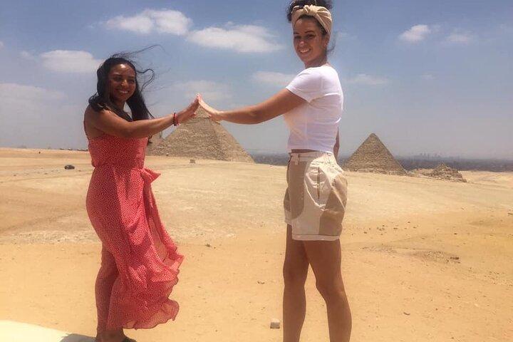 Giza pyramids ,Sphinx , camel ride, quad bike , Local bazaars and felucca ride