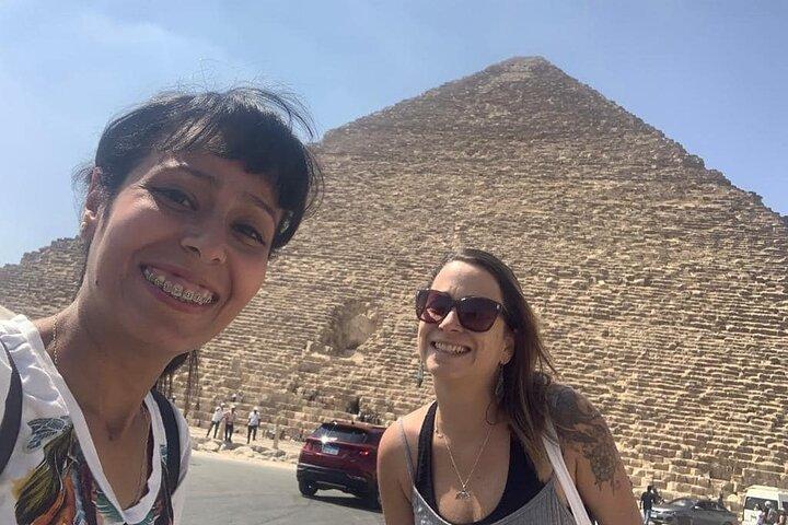 Pirámides privadas de Giza, esfinge, quad, compras, paseo en camello y crucero con cena