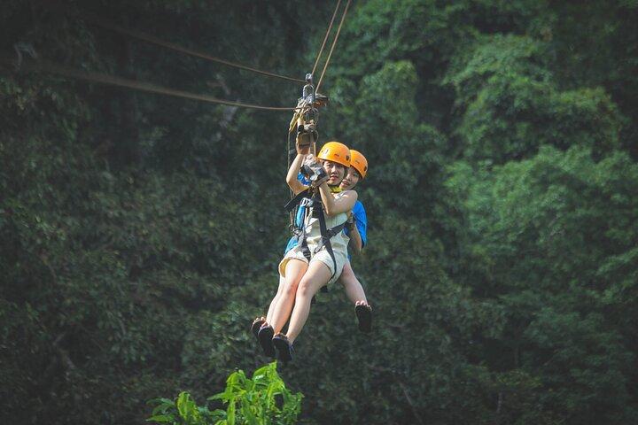 Balade en tyrolienne sur Koh Samui