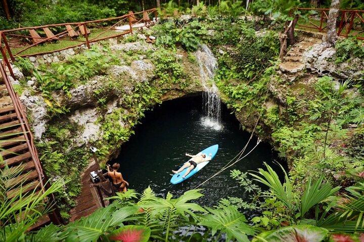 Small Group 3 Waterfall Cenotes Experience