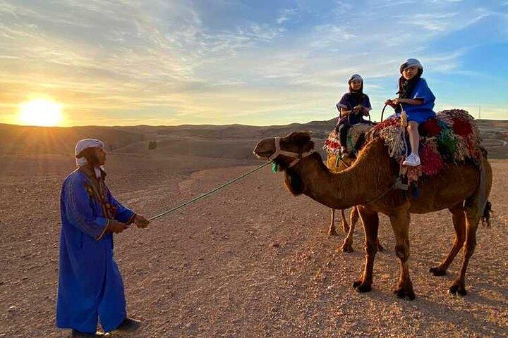 Desert Agafay Dinner Show and Camel Ride with Magical view