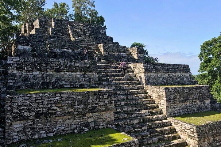 Calakmul, alte Maya-Stadt aus Bacalar oder Chetumal