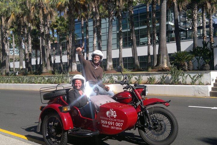 Funchal & Monte: Private Sidecar Tour with Toboggan Stop