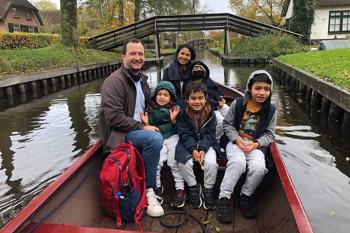 Giethoorn, Private Boat Tour & Zaanse Schans Windmills