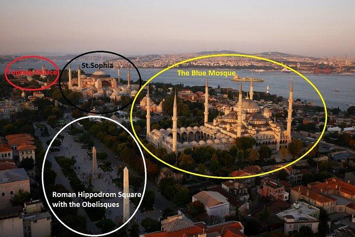 Tour turístico por la ciudad vieja de Estambul (Inculcando entradas)