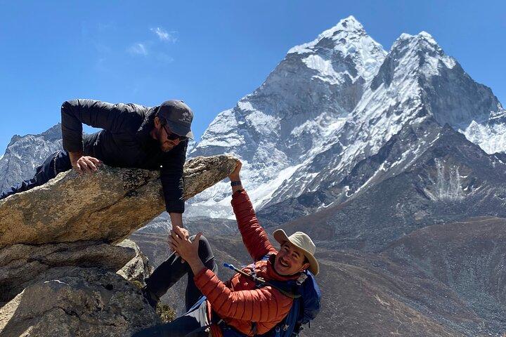 Trekking con vista sull'Everest