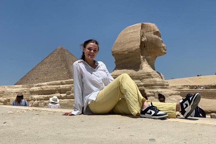 Cairo layover Giza pyramiderna och felucca rida på Nilen från Kairo flygplats
