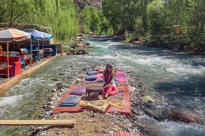 From Marrakech: Atlas, Ourika Valley and Waterfall with guide