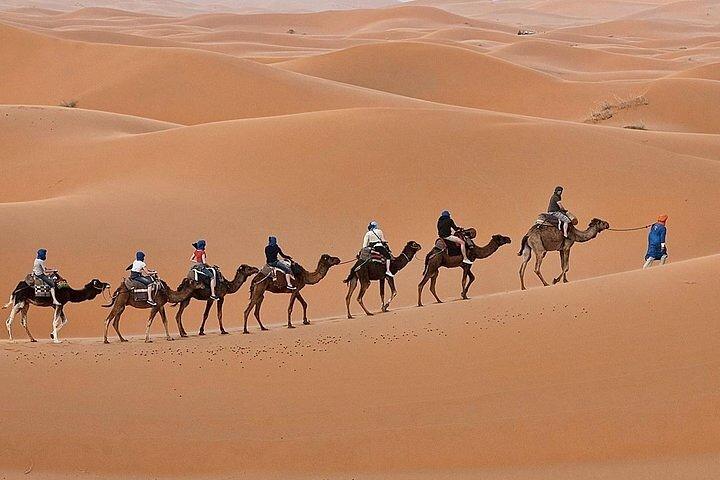 Deserto del Sahara di lusso Da Fez ritorno a fez o marrakech durante la notte