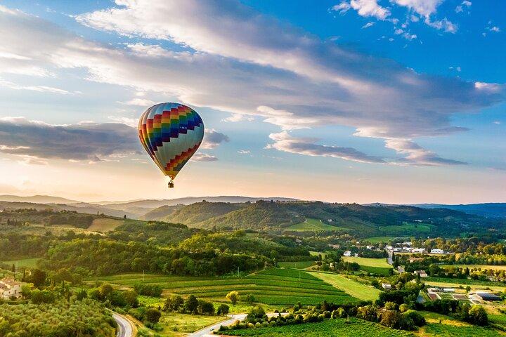 Ballonvaart boven de Chianti-heuvels