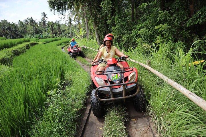 Rafting in acque bianche e giro in quad ATV a Ubud