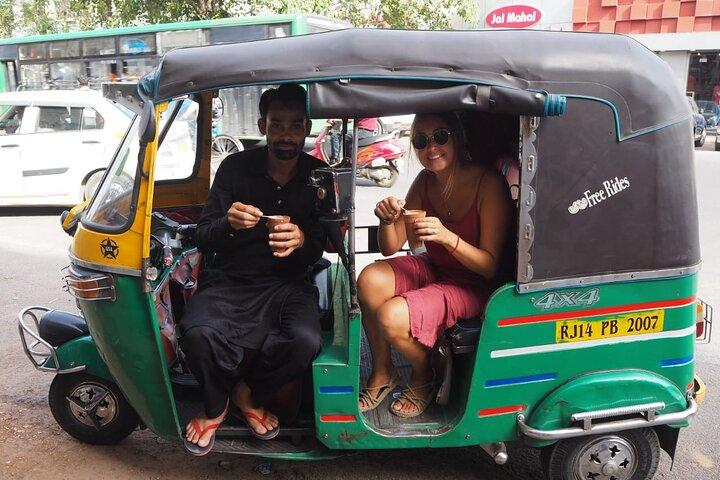 Vrolijke privétour van een hele dag door Pink City Jaipur per Tuktuk