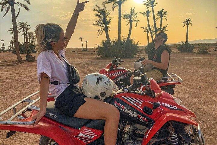 Quad bike tour in agafay desert