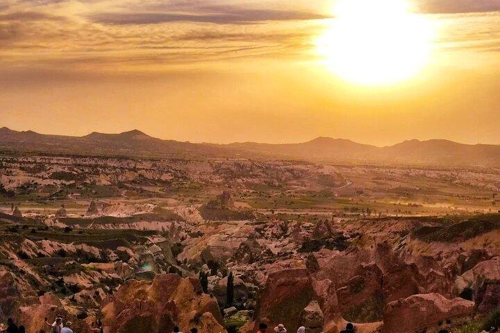 Visite d'observation du coucher du soleil en Cappadoce