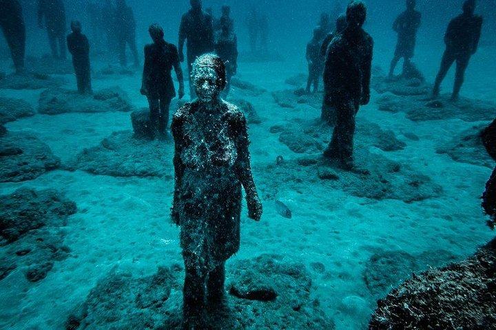 Immersione in apnea al Museo Atlántico