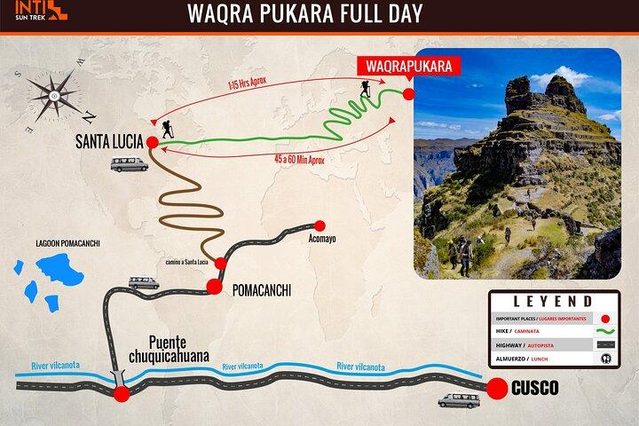 Waqra Pukara vandring hela dagen