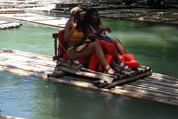 Private Bamboo Rafting along Great River with Pickup